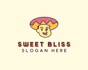 Sweet Donut Man logo design