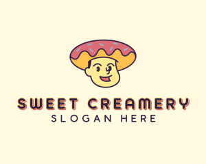 Sweet Donut Man logo design