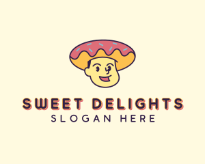 Sweet Donut Man logo design