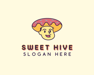 Sweet Donut Man logo design