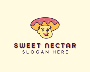 Sweet Donut Man logo design