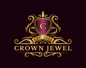 Headdress - Royal Luxury Crown logo design