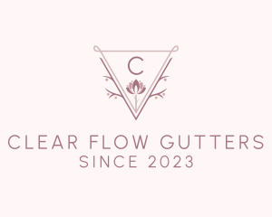 Lotus Flower Feminine Boutique logo design