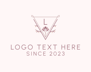 Event Styling - Lotus Flower Feminine Boutique logo design