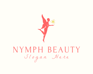 Nymph - Beauty Fairy Sparkle logo design