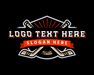 Hockey Stick - Hockey Athletic League logo design