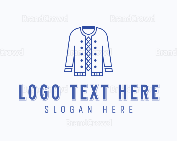 Cardigan Fashion Apparel Logo