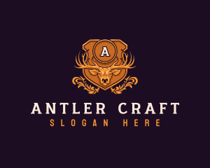 Wild Deer Antler logo design