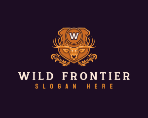 Wild Deer Antler logo design