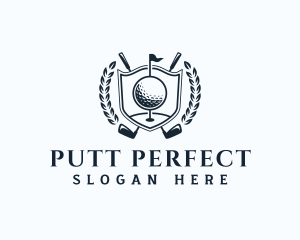 Putt - Golf League Tournament logo design