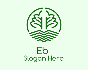 Green Plant Vegetable  Logo
