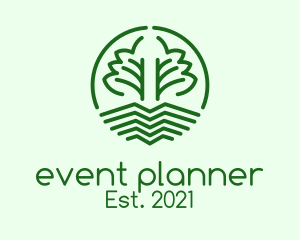 Eco Friendly - Green Plant Vegetable logo design