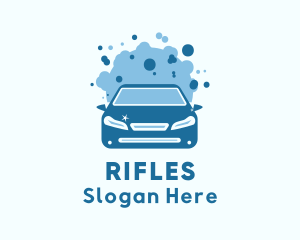 Sedan - Car Wash Cleaning logo design