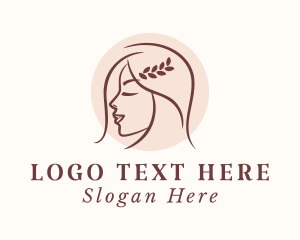 Pretty - Stylist Woman Beauty logo design