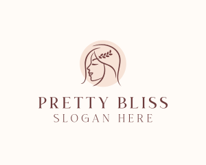 Pretty - Stylist Woman Beauty logo design