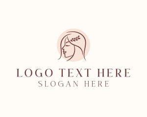 Microblading - Stylist Woman Beauty logo design