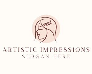 Stylist Woman Beauty logo design