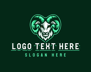 Mascot - Ram Goat Gaming Team logo design