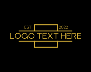 Restaurant - Geometric Minimalist Business logo design