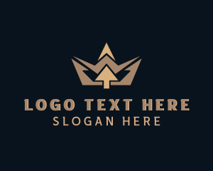 Financial - Arrow Crown Marketing logo design