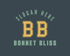 Retro Sports Varsity logo design