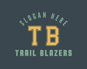 Retro Sports Varsity logo design