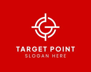 Aim - Target Letter G logo design