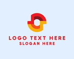 Web Developer - Modern Abstract Media Company logo design