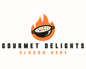 Wok Asian Food logo design