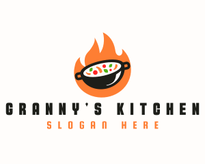 Wok Asian Food logo design