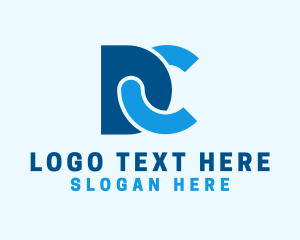 Letter Dc - Modern Business Technology logo design