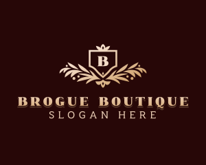 Elegant Floral Boutique logo design