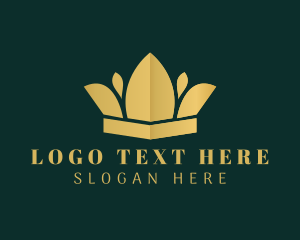 Pageant - Elegant Fashion Crown logo design