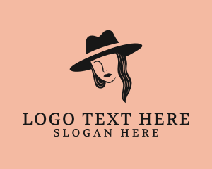 Vlog - Fashion Woman Stylist logo design