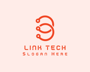 Connectivity - Circuit Loop Number 3 logo design