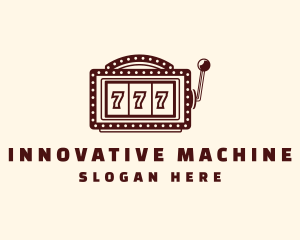 Machine - Casino Slot Machine Gambling logo design