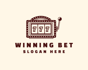 Bet - Casino Slot Machine Gambling logo design