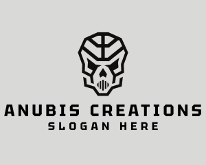 Skeleton Skull Mask  logo design