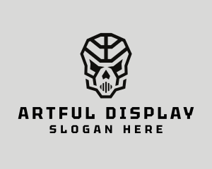 Skeleton Skull Mask  logo design