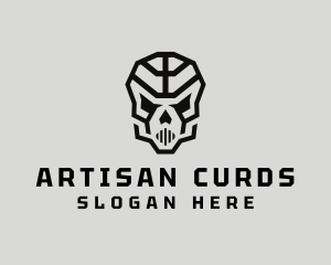 Skeleton Skull Mask  logo design