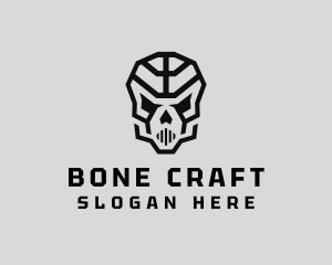 Skeleton - Skeleton Skull Mask logo design