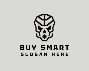 Skeleton Skull Mask  logo design