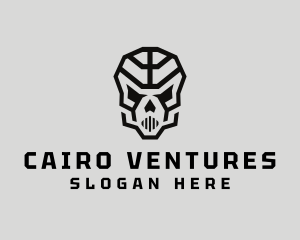 Skeleton Skull Mask  logo design