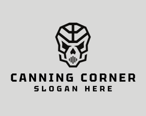 Skeleton Skull Mask  logo design