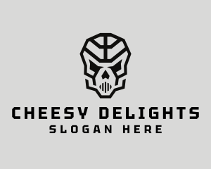 Skeleton Skull Mask  logo design