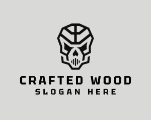 Skeleton Skull Mask  logo design