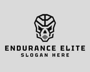 Skeleton Skull Mask  logo design