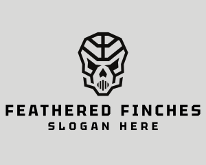 Skeleton Skull Mask  logo design