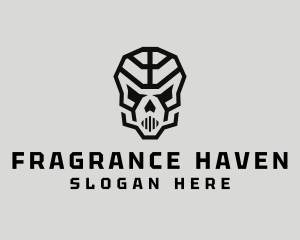 Skeleton Skull Mask  logo design