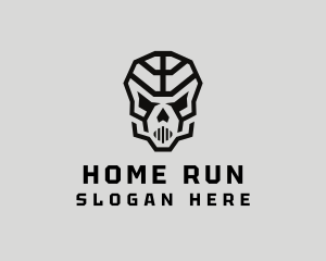 Skeleton Skull Mask  logo design